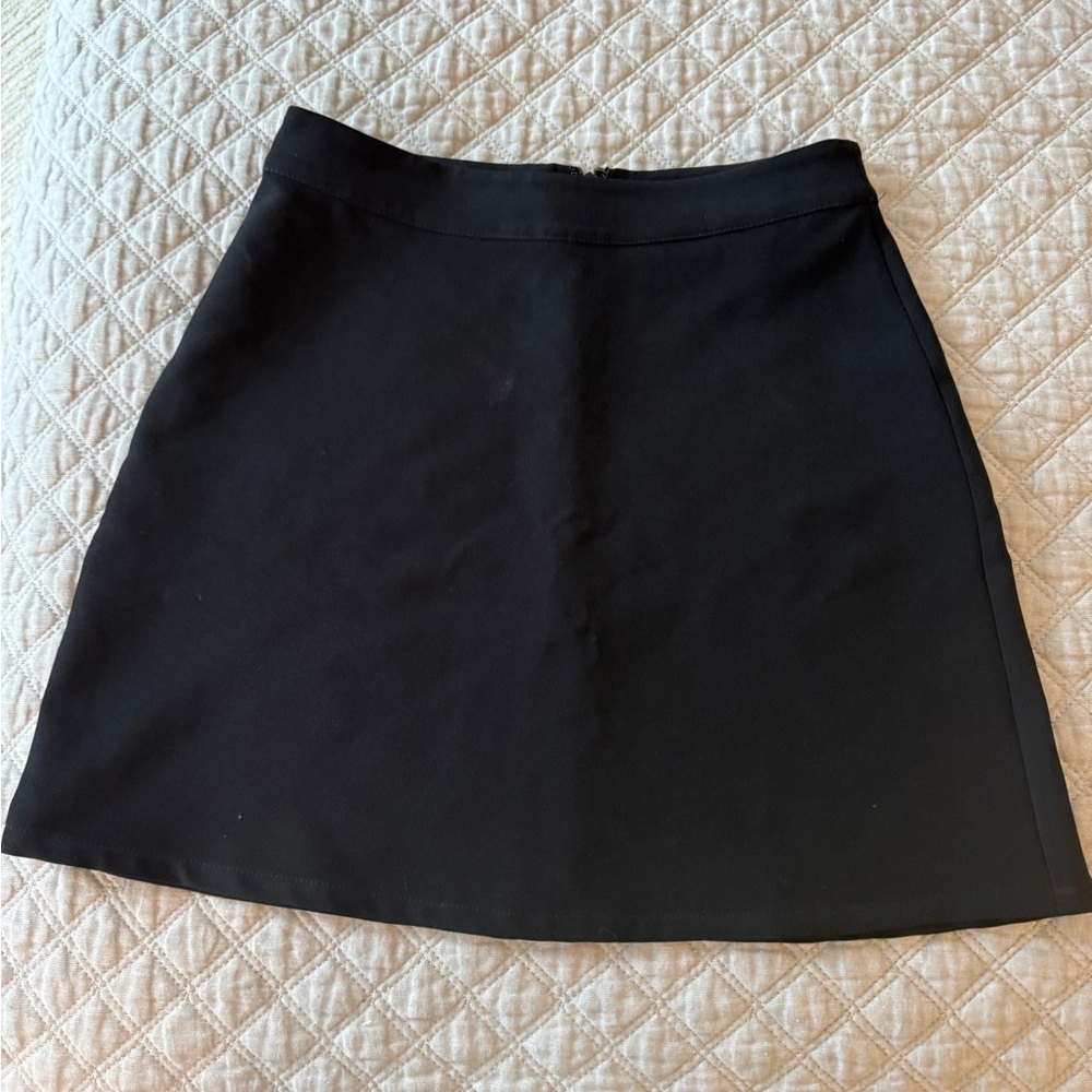 Classic Black A Line Mini Skirt S